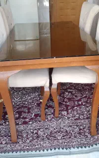 میزو صندلی غذا خوری ۶نفره با۴صندلی
