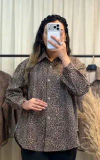 شومیز طرح پلنگی