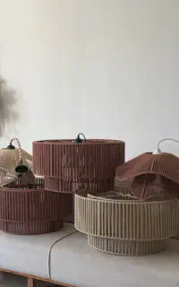 ساخت انواع لوسترهای مدرن مکرومه