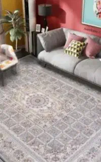 فرش ۶ متری گل نیمه برجسته