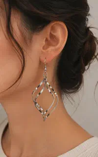 گوشواره استیل رنگ ثابت