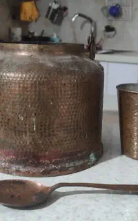 کتری لیوان مسی