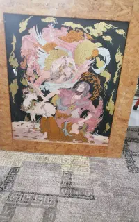 تابلو چوبی ذبح حضرت اسماعیل