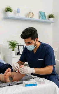 پانسمان زخم پا دیابتی-زخم بستر-پانسمان نوین درمنزل