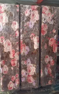 پتو تک نفر دو رو گل برجسته مهگل درجه ۱