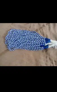 سه عدد تسبیح دونه ای ده هزار تومن ابی رنگ