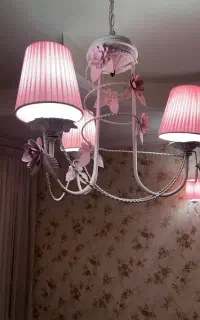 لوستر اتاق خواب به همراه دیوارکوب