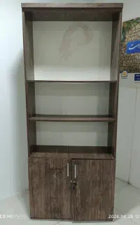 کتابخانه ایستاده ۴طبقه به همراه کمد قفل‌دار درحدنو