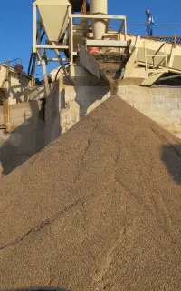 بزرگترین ارسال شن شسته در کرمان