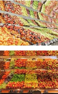 میز میوه فروشی