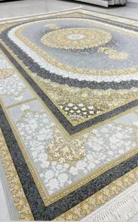 فرش 1200شانه طلاکوب/وینتیج /افشان/ورساچ