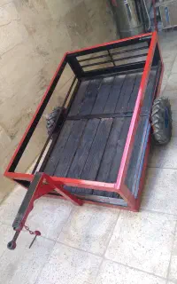 تریلر نو وزن 106کیلو لاستیک تیلری کفی چوب روسی