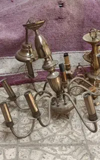 لوستر قدیمی تمام برنج