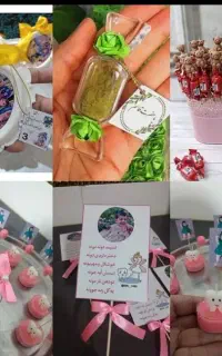 گیفت عروسی برچسب دندونی حنا نوزادی و...