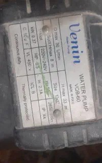 پمپ آب خانگی همراه ست کنترل