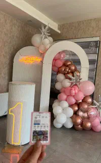 بادکنک آرایی گل آرایی تک