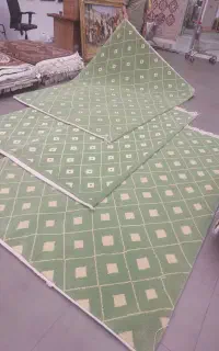 فرش دستباف(بساک)۳ تخته گبه شیرازدونه ای۸۵ تومن نو