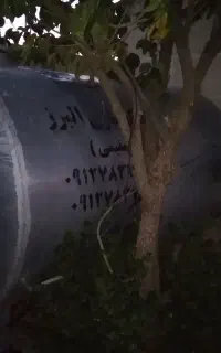 تانکر آب ورق گالوانیزه 6000 لیتری