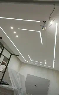 کناف کاری سقف فلت دورباکس لاین نوری  دیوا جداکنده