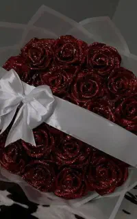 دسته گل روبانی