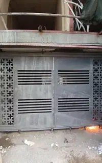 ساخت درب باغی پنجره ریلی لولای چارچوب درب انباری