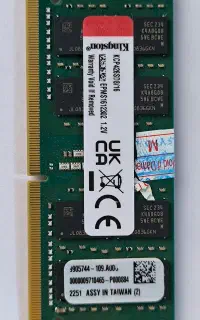 رم لپ‌تاپ(Kingston 16GB DDR4 2666MHz (KCP426SD8/16