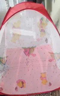 پشه بند نوزاد مدل کلبه