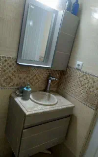 روشور سنگی به همراه آینه