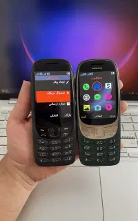 نوکیا6310صفحه بزرگ فونت درشت رم دوربین بلوتوث دکمه
