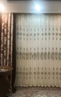 پرده پذیرایی در حد نو نو ۶متر+۱متر
