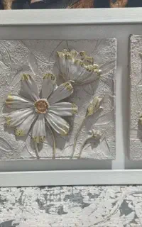 تابلو سه بعدی طرح برجسته تمیز در حد نو