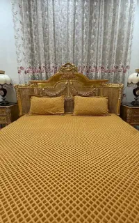 کاور تشک مخمل پشت کشدار