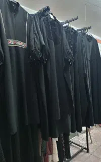 مانتو عبا مشکی و رنگی