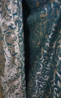 دکور کناری پرده ساتن ترک
