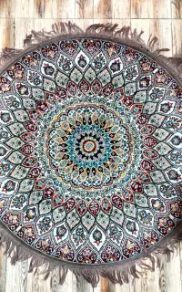فرش گرد سالم وشیک ۷۰۰شانه
