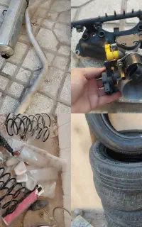 منیفولد دریچه اگزوزوسنترلاستیک فنر و اچار چرخ.پژو