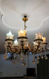 لوستر برنز پرکار ۶ و ۸ شاخه