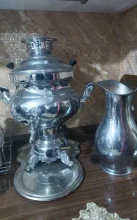 سماور و پارچ برنجی در حد نونو
