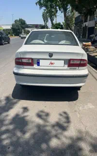 سمند سفید موتور ملی