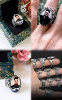 انگشتر عکس مخفی رزینی