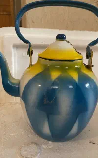 کتری لعابی رنگی
