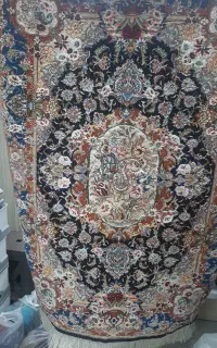 فروش فوری فرش زرنیم سالاری اماده تحویل
