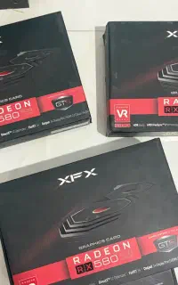 ۳ عدد گرافیک xfx rx580 در حد نو