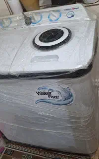 لباسشویی دوقلو ظرفیت۹.۶کیلویی پاکشوما درحد نو