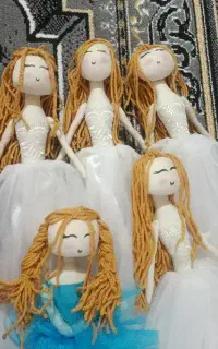 عروسک دست ساز پارچه ای