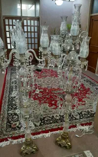 لوستر کنار سالنی برنجی