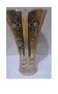گلدان طلایی طرح چک