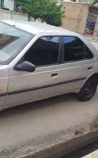 پژو405نقره ای