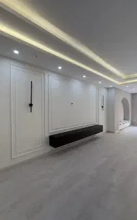 پروفیل قاب بندی گچبری پی‌وی‌سی قرنیز تی وی وال رشت