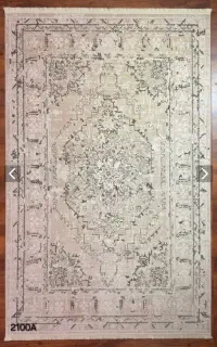 کلکسیون زیبای قالیچه های فانتزی ،کرم سبز و کرم